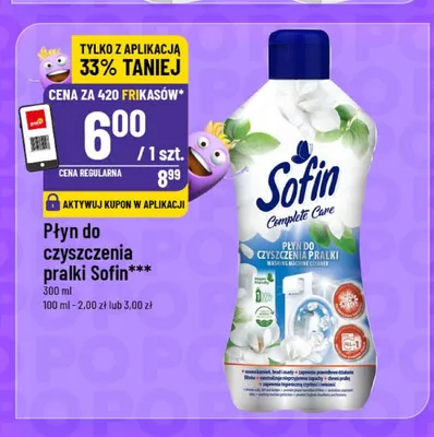 Płyn do czyszczenia pralki Sofin Complete Care promocja w POLOmarket