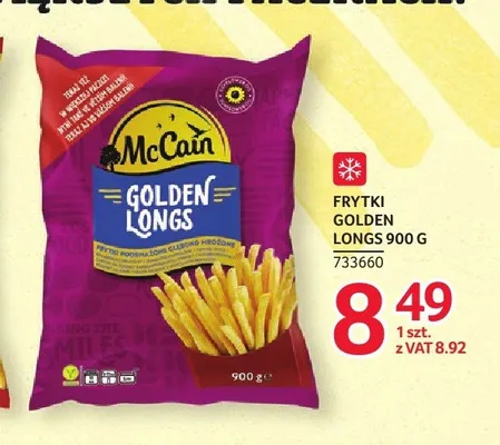 Frytki McCain Golden Longs promocja w Selgros