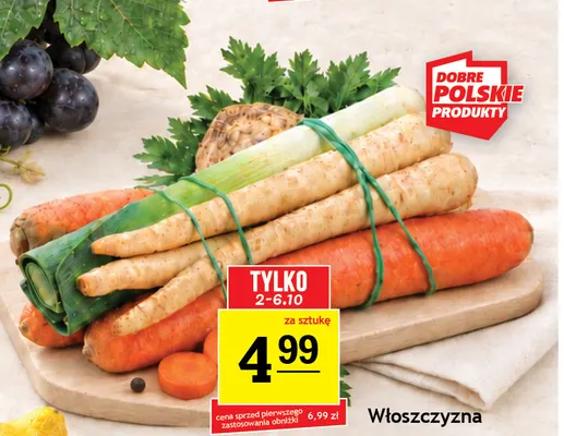 Włoszczyzna promocja w Gram Market