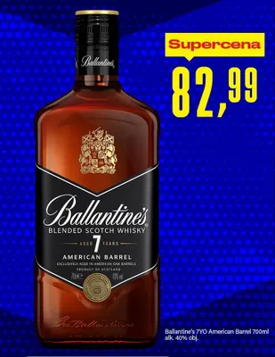 Whisky Ballantine's 7YO American Barrel promocja w Lidl