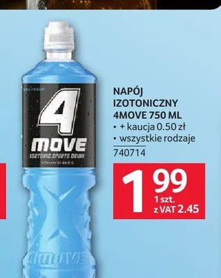 Napój izotoniczny 4Move promocja w Selgros