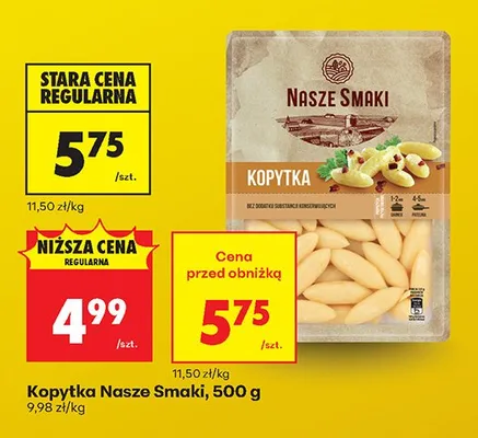 Kopytka Nasze Smaki promocja w Biedronka