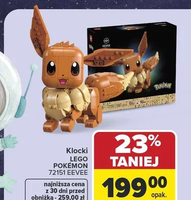 Klocki LEGO POKÉMON 72151 EEVEE promocja w Carrefour