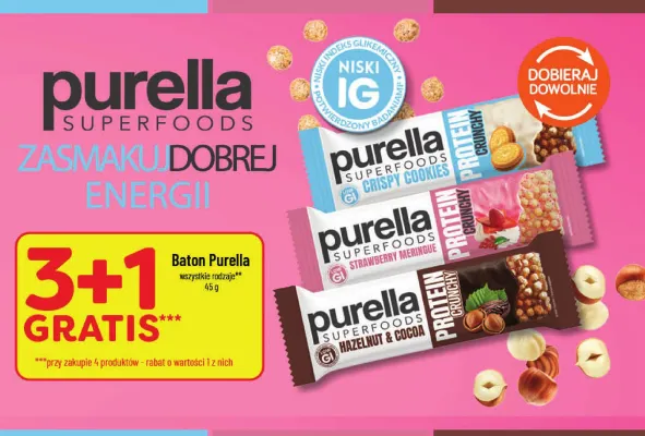 Baton Purella Hazelnut & Cocoa promocja w POLOmarket
