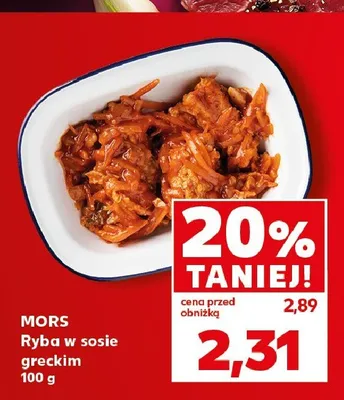 Ryba w sosie greckim Mors promocja w Kaufland