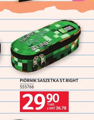 Piórnik saszetka St.Right promocja w Selgros
