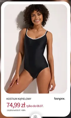 Kostium kąpielowy Bonprix promocja w bonprix