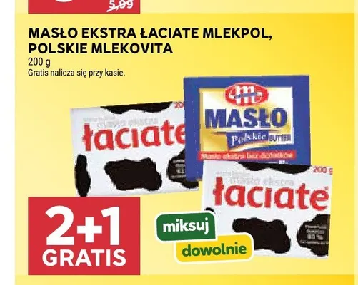 Masło ekstra Polskie Mlekovita promocja w Stokrotka