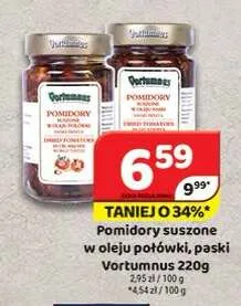 Pomidory suszone w oleju połówki Vortumnus promocja w Delfin
