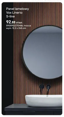 Panel lamelowy Vox Linerio S-line mocca promocja w Castorama