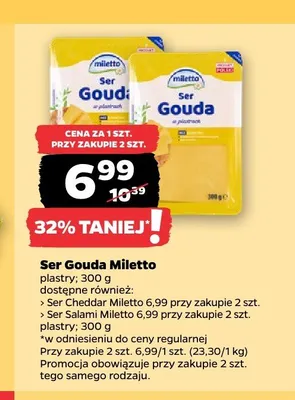 Ser Cheddar Miletto promocja w Netto