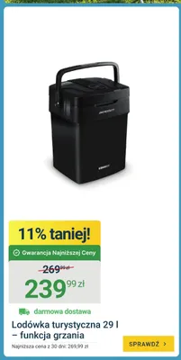Lodówka turystyczna Berosen Icemax 29 l z funkcją grzania promocja w ERLI