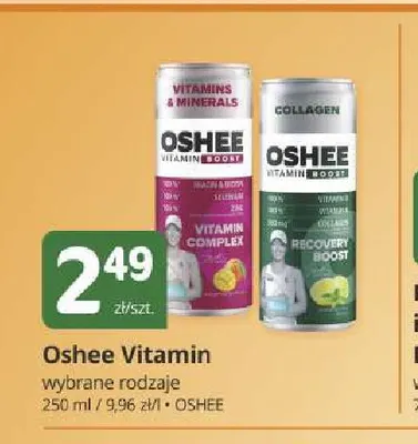 Napój Oshee Vitamin Collagen Recovery Boost promocja w Marketvita