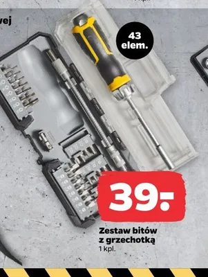 Zestaw bitów z grzechotką Netto promocja w Netto