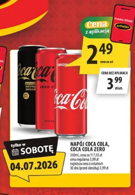 Napój Coca-Cola promocja w Arhelan