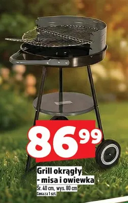 Grill okrągły misa i owiewka promocja w TOPAZ