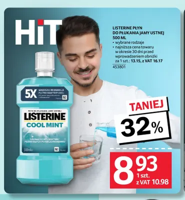 Płyn do płukania jamy ustnej Listerine promocja w Selgros