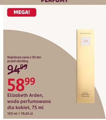 Woda perfumowana dla kobiet promocja w Rossmann