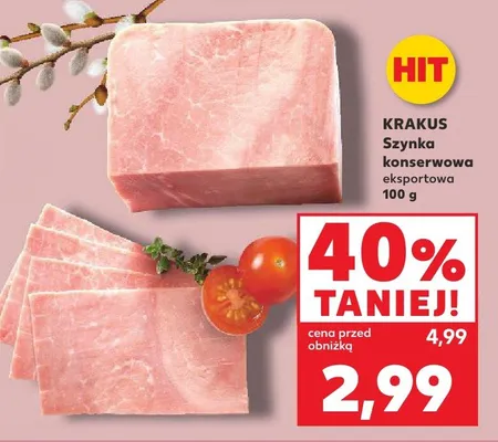 Szynka konserwowa eksportowa promocja w Kaufland