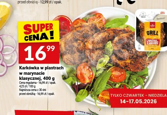 Karkówka w plastrach w marynacie klasycznej Białecki promocja w Twój Market