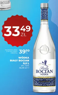 Wódka Biały Bocian promocja w Duży Ben