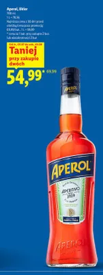 Likier Aperol promocja w Lidl
