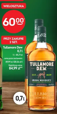 Whiskey irlandzka D.E.W. 0,7l promocja w Żabka