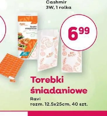 Torebki śniadaniowe Ravi promocja w Bliski