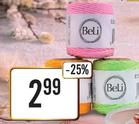 Sznurek ozdobny różne kolory Dino promocja w Dino