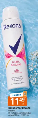 Dezodorant Rexona Bright Bouquet promocja w Leclerc
