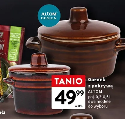 Garnek z pokrywą Altom Design promocja w Intermarche