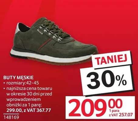Buty męskie promocja w Selgros