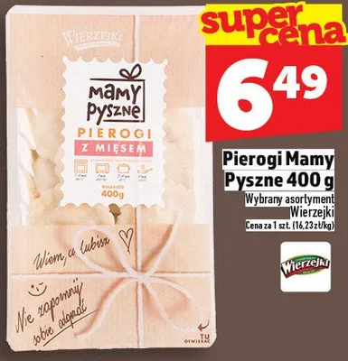 Pierogi Mamy Pyszne 400g promocja w TOPAZ