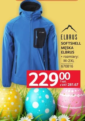 Softshell męska Elbrus promocja w Selgros