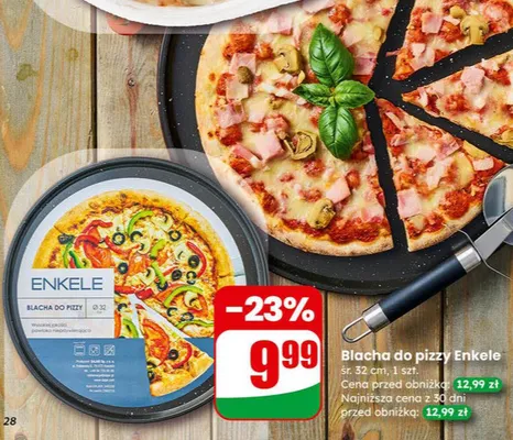Blacha do pizzy Enkele promocja w Dino
