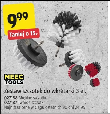 Zestaw szczotek do wkrętarki 3 el. promocja w Jula