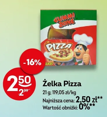 Żelka Pizza Gummi Zone promocja w Żabka