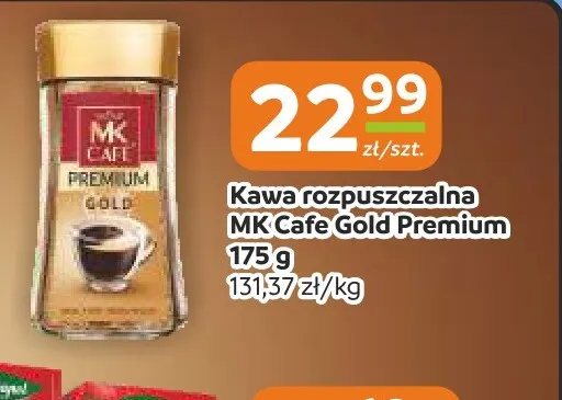 Kawa rozpuszczalna MK Cafe Gold Premium promocja w Gama