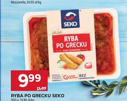 Ryba po grecku Seko promocja w Stokrotka