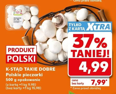 Polskie pieczarki K-Stąd Takie Dobre promocja w Kaufland