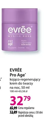 Krem Pro Age kojąco-regenerujący do twarzy na noc promocja w Hebe