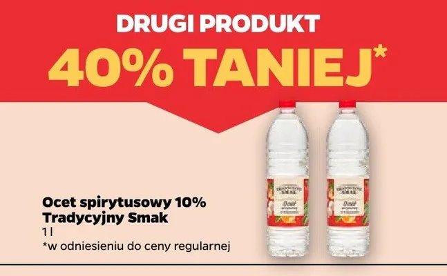 Ocet spirytusowy 10% Tradycyjny Smak promocja w Netto