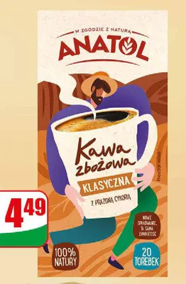Kawa zbożowa Anatol klasyczna promocja w Dino
