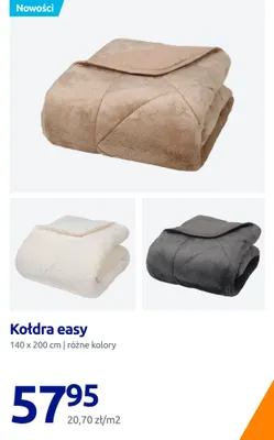 Kołdra easy 140x200 cm promocja w Action