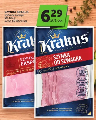 Szynka od Szwagra Krakus plastry promocja w Groszek