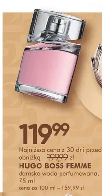 Damska woda perfumowana HUGO BOSS FEMME promocja w Super-Pharm