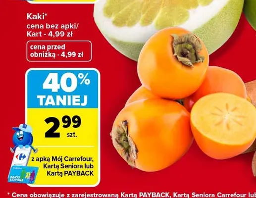Kaki promocja w Carrefour