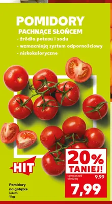 Pomidory na gałązce promocja w Kaufland