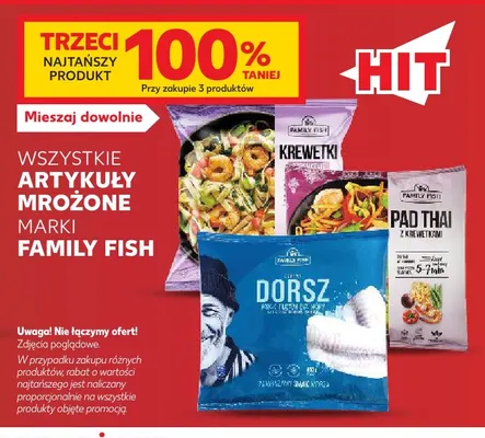 Artykuły mrożone Family Fish promocja w Kaufland