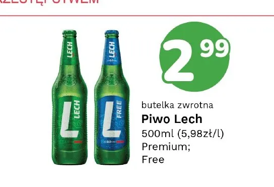 Piwo bezalkoholowe Lech promocja w Limonka